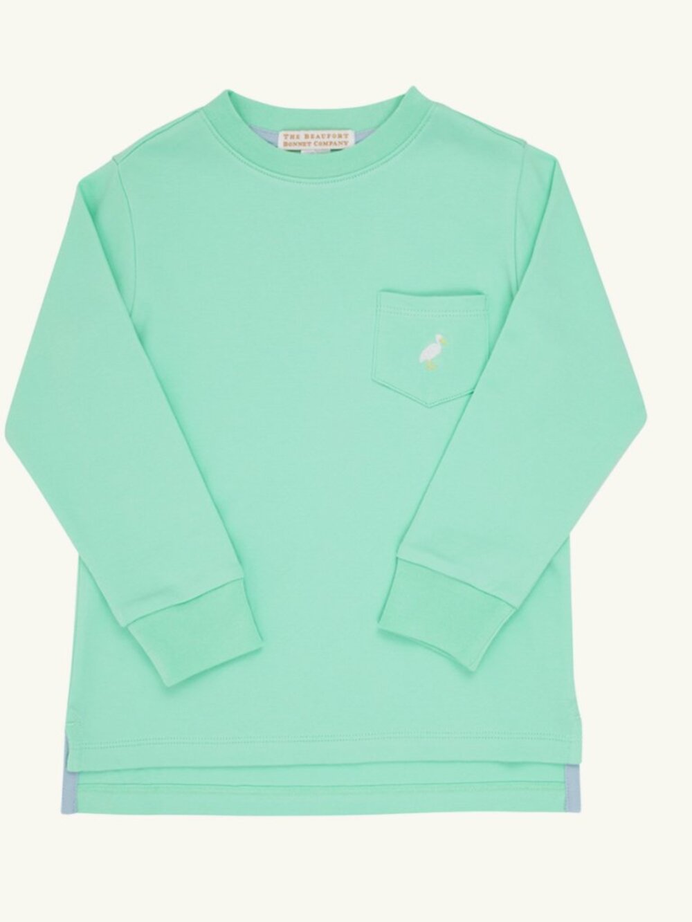 The Beaufort Bonnet Company (TBBC) Long Sleeve Carter Crewneck - Size 6 - Green